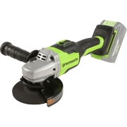 Изображение товара Угловая шлифовальная машина, аккумуляторная Greenworks GD24AG, 24V бесщеточная c 1хАКБ 2 Ач и ЗУ в сумке