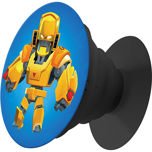 Изображение товара Кольцо-держатель для телефона (попсокет) Krutoff Бо Золотой Меха (00301)