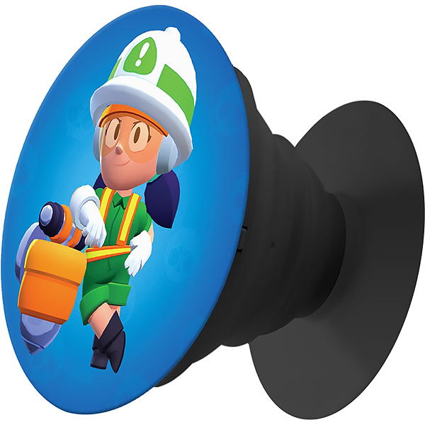 Изображение товара Кольцо-держатель для телефона (попсокет) Krutoff Строительница Джеки (00334)