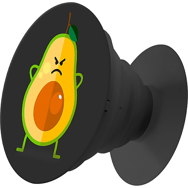 Изображение товара Кольцо-держатель для телефона (попсокет) Krutoff Авокадо сердитый (91105)