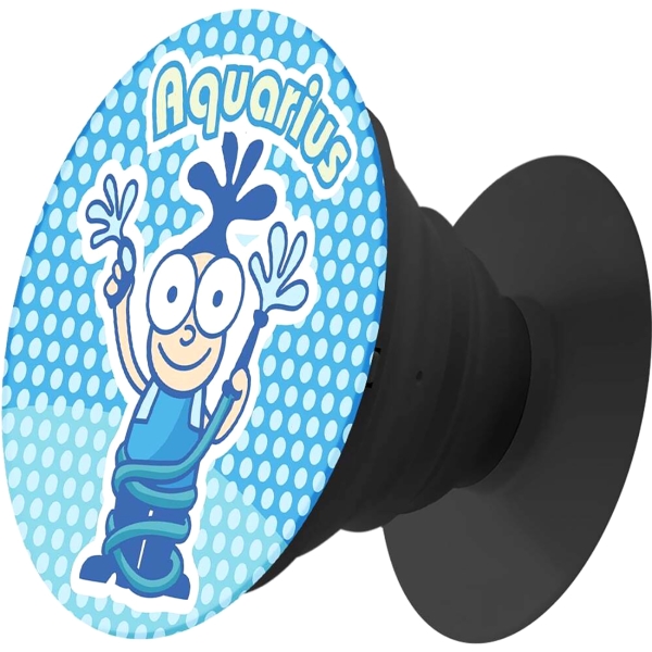 Изображение товара Кольцо-держатель для телефона (попсокет) Krutoff Мультяшный Водолей (91136)