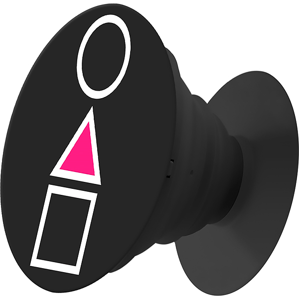 Изображение товара Кольцо-держатель для телефона (попсокет) Krutoff Игра в кальмара-Символы (09484)