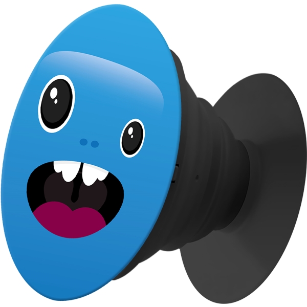 Изображение товара Кольцо-держатель для телефона (попсокет) Krutoff Синий Монстр (91140)