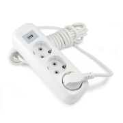 Изображение товара Удлинитель Lux У3-Е-USB-05 белый