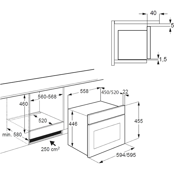 Изображение товара Встраиваемая микроволновая печь Kuppersberg HMWZ 969 W (6211)