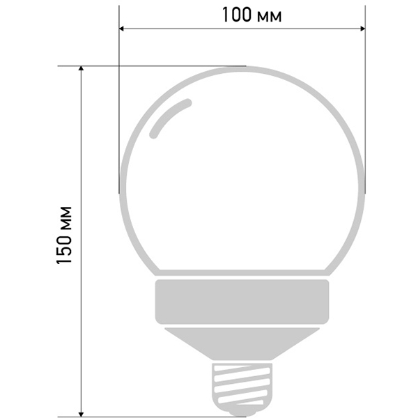 Изображение товара Лампа NEON-NIGHT BL шар Е27 12*LED d100мм красная (405-132) 1 шт.