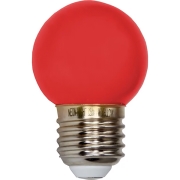 Изображение товара Лампа NEON-NIGHT BL шар Е27 5*LED d45мм красная (405-112) 5шт.