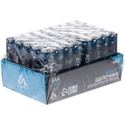 Изображение товара Батарейка алкалиновая (щелочная) Luazon Home AAA, LR03, 40шт (5524281)