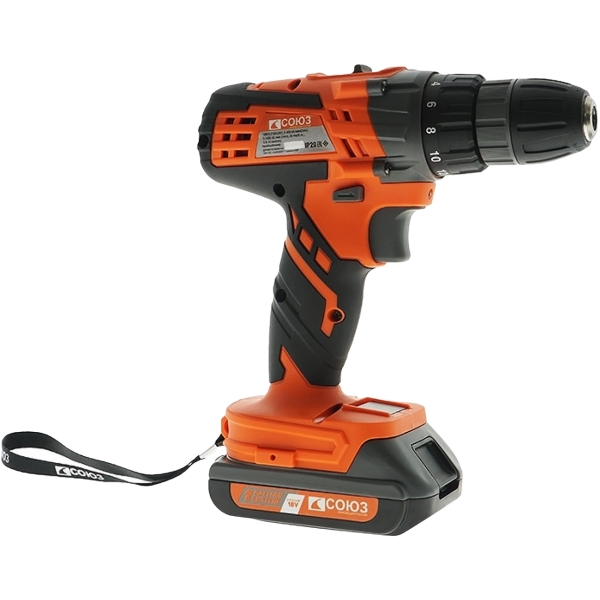 Изображение товара Шуруповерт аккумуляторный Союз ДШС-18К