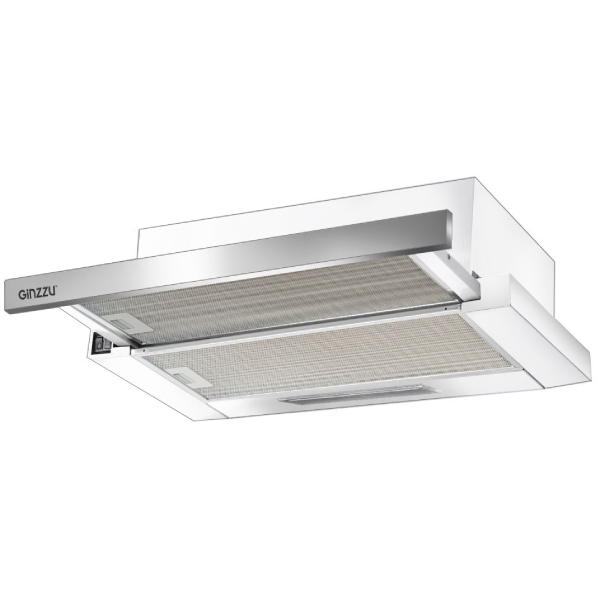 Изображение товара Вытяжка встраиваемая в шкаф Ginzzu HKH-105 стальная