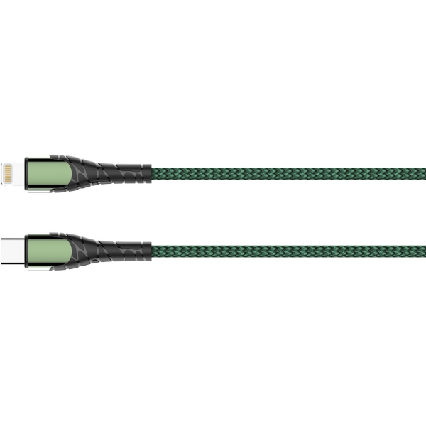 Изображение товара Кабель LDNIO LC112 PD: Type-C / Lightning 2м, Green (LD_B4529)
