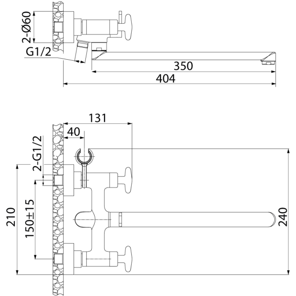 Изображение товара Смеситель Iddis Acros (ACRSBL2i10WA)