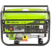 Изображение товара Генератор бензиновый Сибртех БС-2800, 2.5 кВт, 15 л (94543)