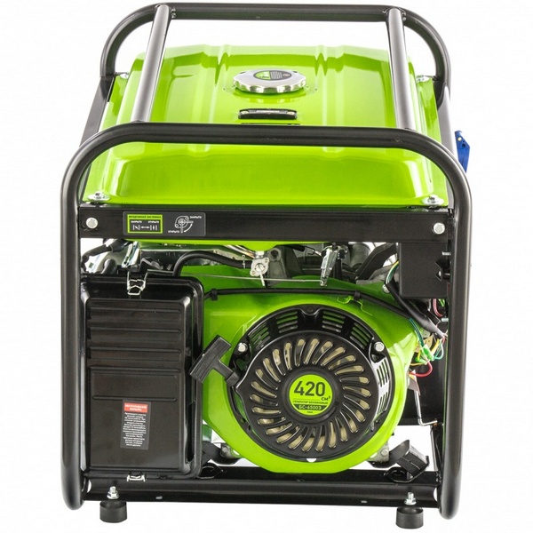 Изображение товара Генератор бензиновый Сибртех БС-6500Э, 5.5 кВт, 25 л (94548)