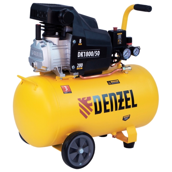 Изображение товара Компрессор воздушный Denzel DK1800/50 X-PRO 280 л/мин (58068)