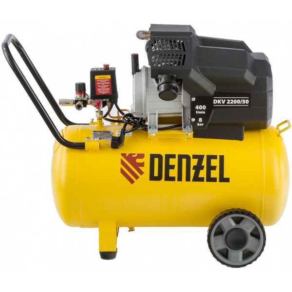 Изображение товара Компрессор Denzel DKV2200/50 X-PRO 400 л/мин (58083)