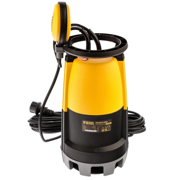 Изображение товара Дренажный насос Denzel DP450S, 12000 л/ч, напор 6 м (97267)