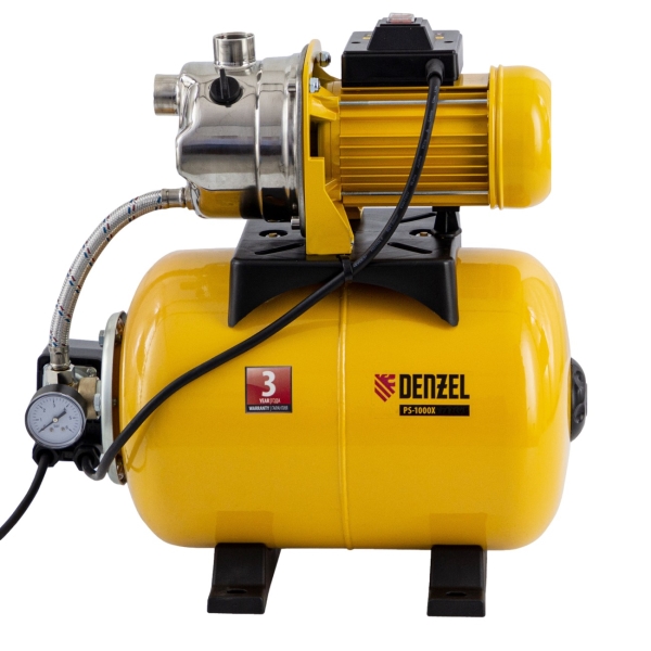 Изображение товара Насосная станция Denzel PS1000Х, 1000 Вт, 3500 л/ч (97211)