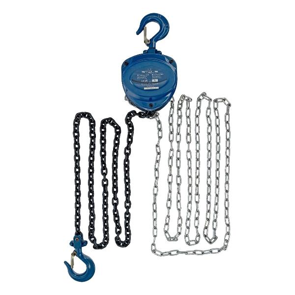 Изображение товара Таль цепная ручная Stels 1 т, подъем 2.5 м, 350 мм (51944)
