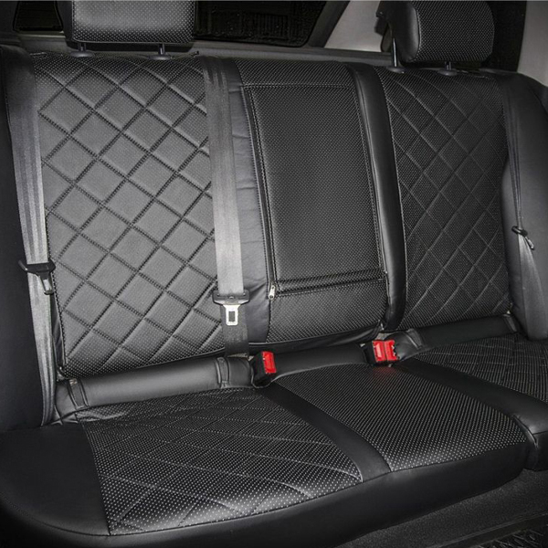 Изображение товара Авточехлы Rival SC.4707.2 Ромб эко-кожа, черные