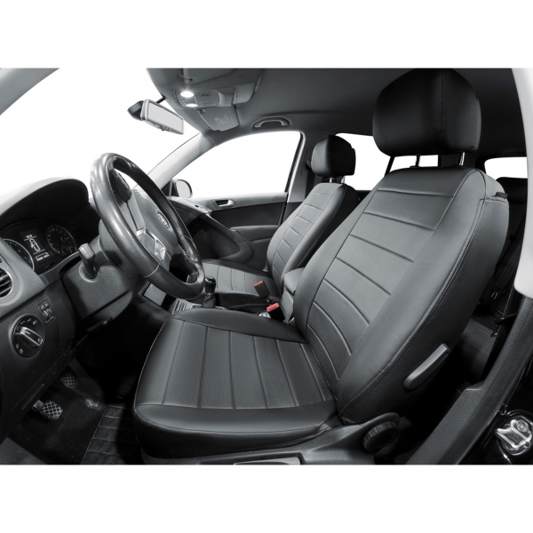 Изображение товара Авточехлы Rival SC.5805.1 Строчка эко-кожа, черные