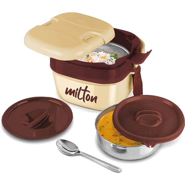 Изображение товара Термо ланч-бокс MILTON Cubic Small 800мл Beige (ML31708-BG)