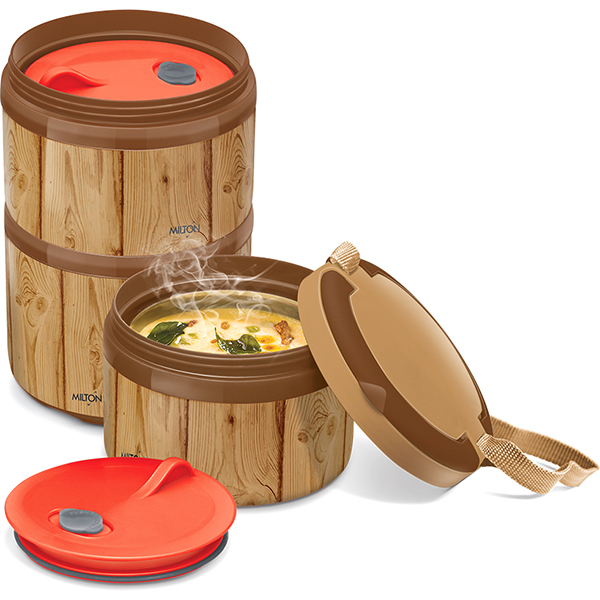 Изображение товара Термо ланч-бокс MILTON Feast Tiffin 3 820мл Beige (MM45335-BG)