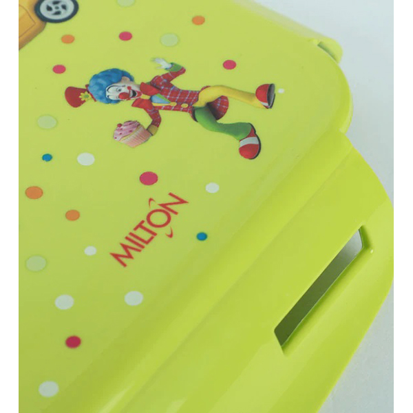 Изображение товара Термо ланч-бокс MILTON Steely Mini DeLuxe 425мл Orange/Green(ML37303-OG)