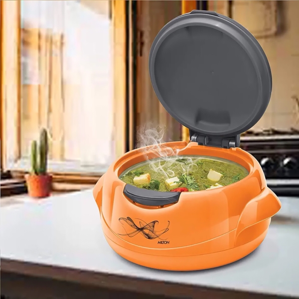 Изображение товара Термокастрюля MILTON Microwow One Touch 1л Orange (MC18310-OR)