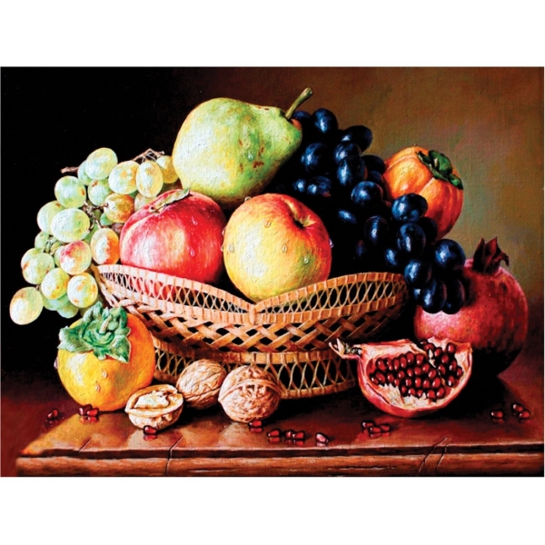 Изображение товара Картина стразами Остров сокровищ Дары осени, 40х50см (662416)