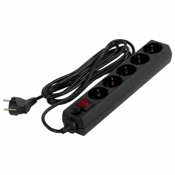 Изображение товара Сетевой фильтр Sonnen U-3513 5 розеток 3м черн