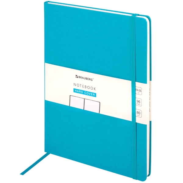 Изображение товара Блокнот B5 Brauberg ULTRA 180х250мм В5 80г/м2,96л,б/лин.бирюз.,113065