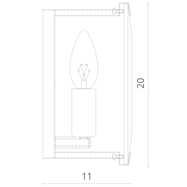 Изображение товара Светильник настенный Divinare OSTIN 1100/02 AP-1