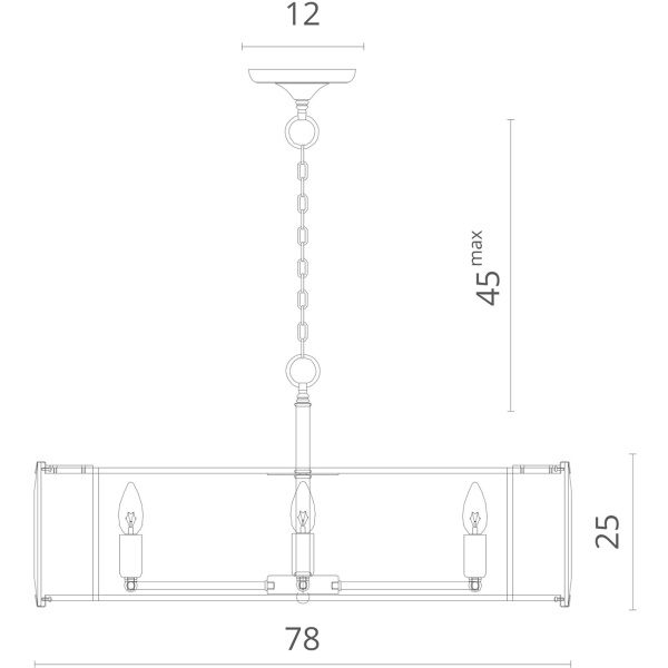 Изображение товара Светильник подвесной Divinare OSTIN 1100/02 SP-8