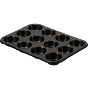 Изображение товара Форма для выпекания (металл) Guardini Gardenia для 12 маффинов 35x27 см
