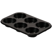 Изображение товара Форма для выпекания (металл) Guardini Gardenia для 6 маффинов 27x185 см