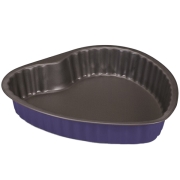 Изображение товара Форма для выпекания (металл) Guardini Bon Ton Сердце фиолетовая 25x25 см