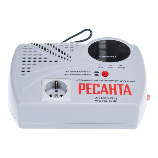 Изображение товара Стабилизатор напряжения Ресанта АСН-500Н/1-ЦLUX (63/6/39)