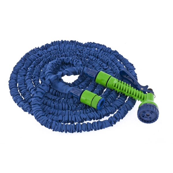 Изображение товара Шланг поливочный Сибртех 15 м, пистолет, соединитель, адаптер (67544)