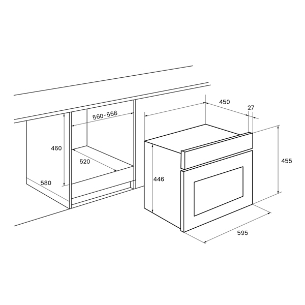 Изображение товара Встраиваемая микроволновая печь Kuppersberg RMW 969 ANX