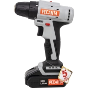 Изображение товара Шуруповерт аккумуляторный Ресанта ДА-20-2ЛК-Б