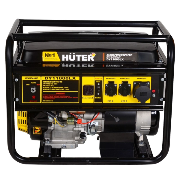Изображение товара Электростанция бензиновая Huter DY11000LX-3