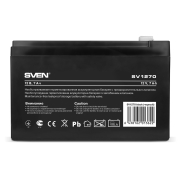 Изображение товара Аккумулятор для ИБП Sven SV-0222007 SV 1270 (12V 7Ah)F2