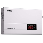 Изображение товара Стабилизатор напряжения Sven SV-012816 AVR SLIM-1000 LCD