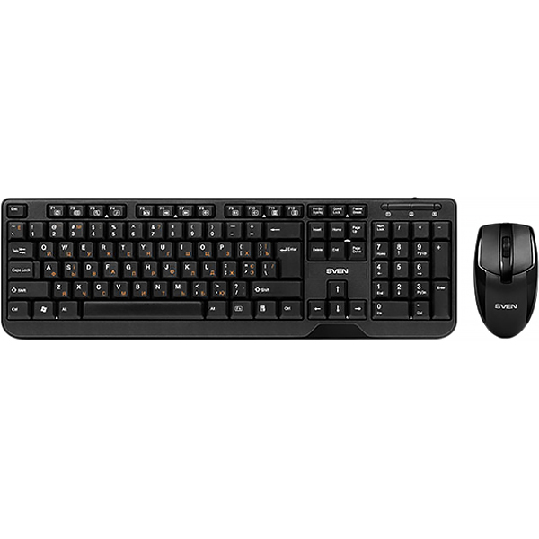 Комплект клавиатура и мышь Sven KB-S330C черный