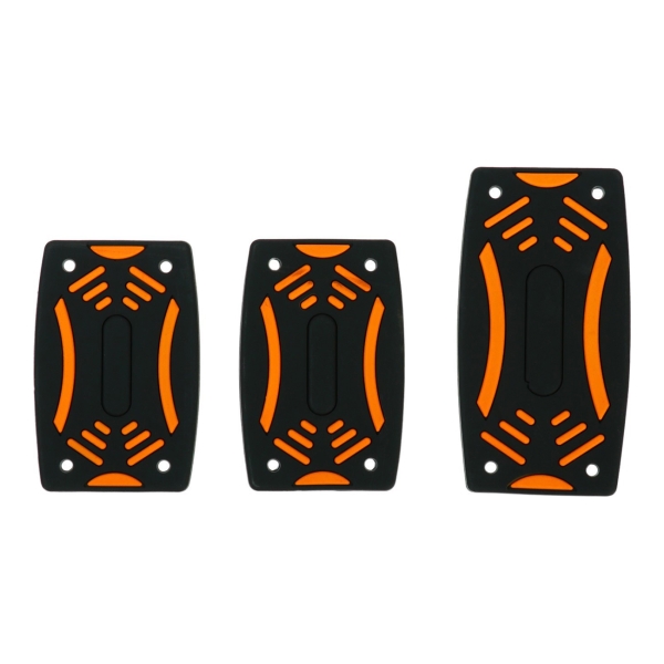 Накладки защитные Cartage набор 3 шт. черно-оранжевый, (7373308)