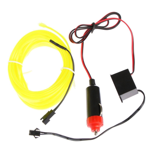 Изображение товара Неон  для подсветки салона Cartage 5 м, лимонный (6937269)