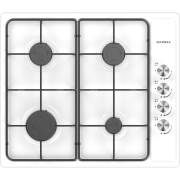 Изображение товара Встраиваемая газовая панель независимая Darina T1 BGM 341 11 W