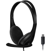 Изображение товара Наушники для компьютеров A4Tech HU-9 черный 1.8м накладные