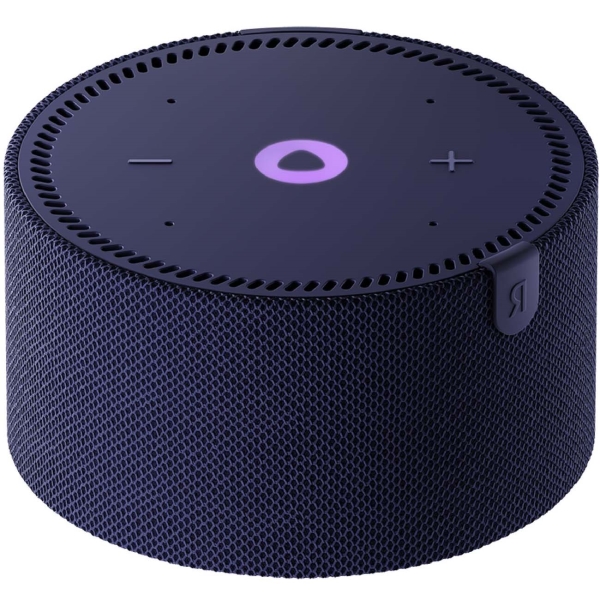 Изображение товара Умная колонка Яндекс Станция Мини с часами с Алисой на YaGPT, cиний сапфир (10Вт) (YNDX-00020B)